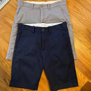 SOLD Crewcuts Adjustable Chino Shorts Navy & Gray 12